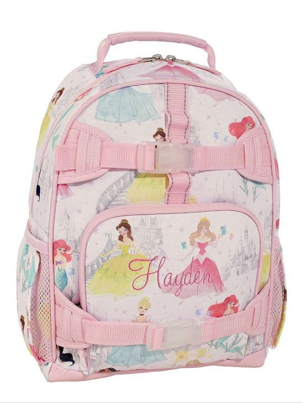 Pottery Barn Kids Disney Princess Castle Mackenzie Backpack Small 15"×12" NWT